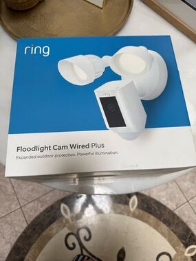 Ring Security Camera Packaging - White